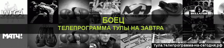 Телепрограмма на завтра канала Боец, Тула